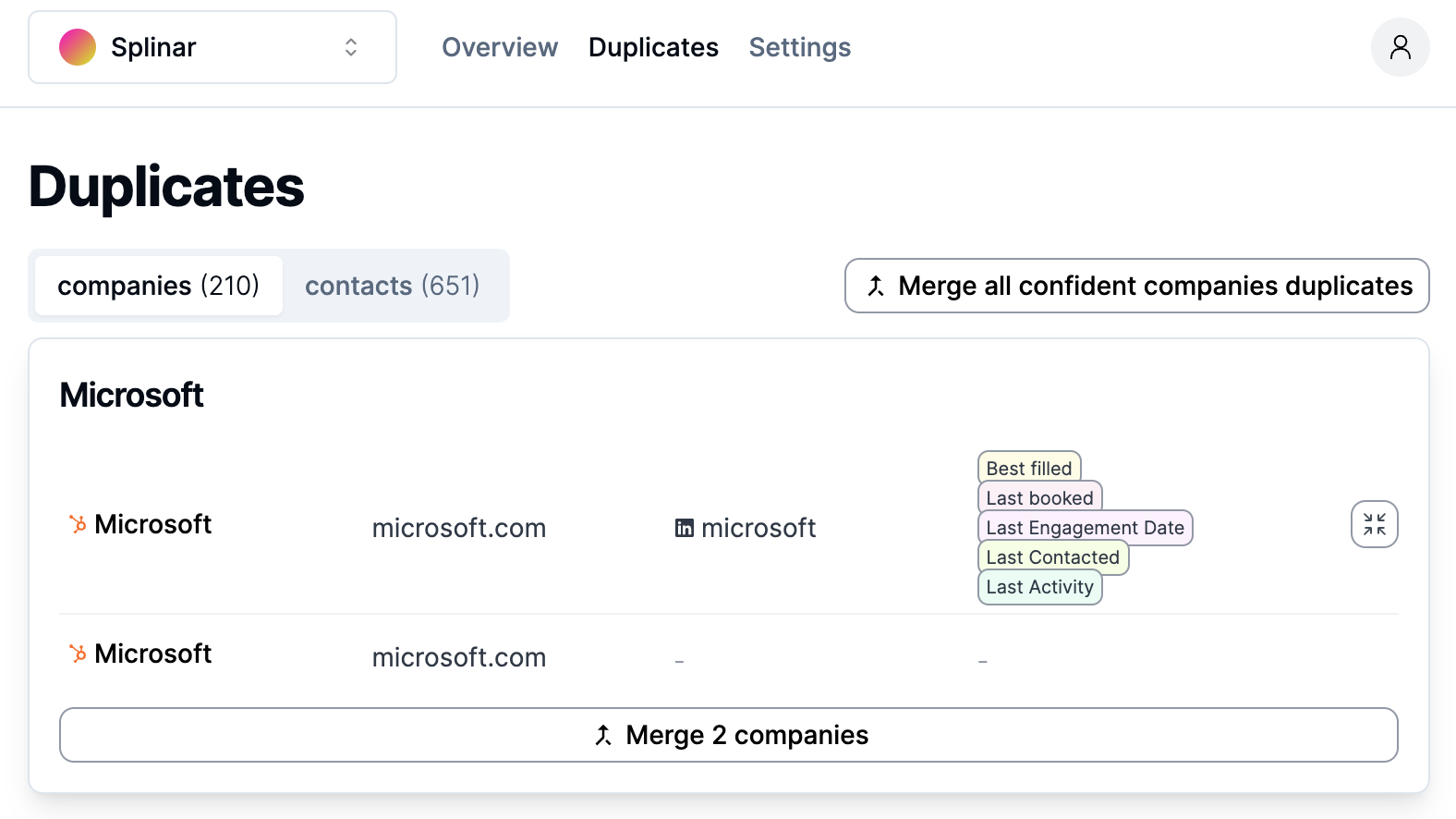 Plug-and-play deduplication